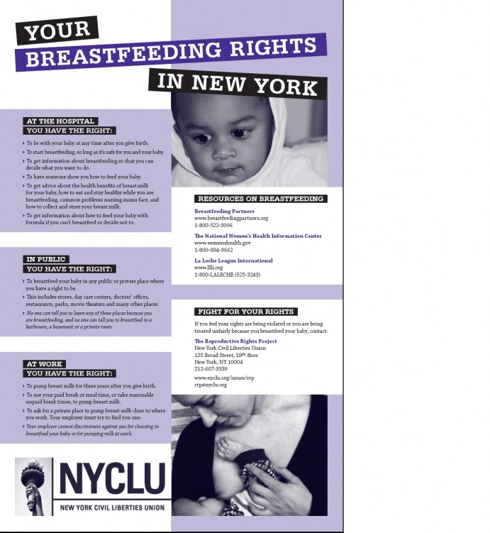 Breastfeeding and NY State Law