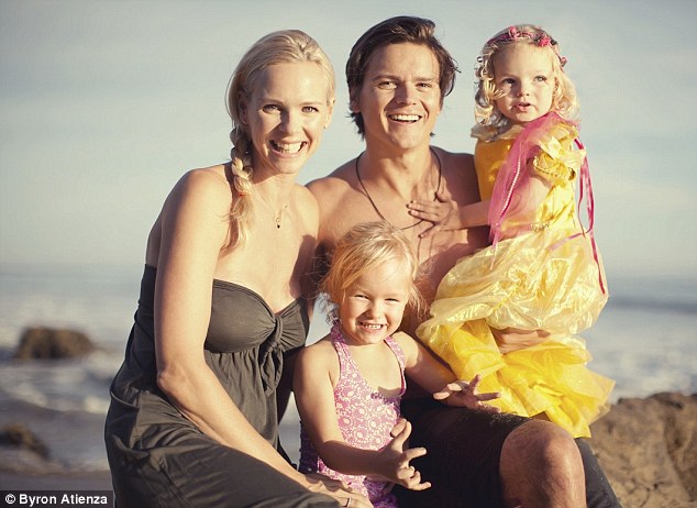 Designer Claire Farwell and her beautiful family