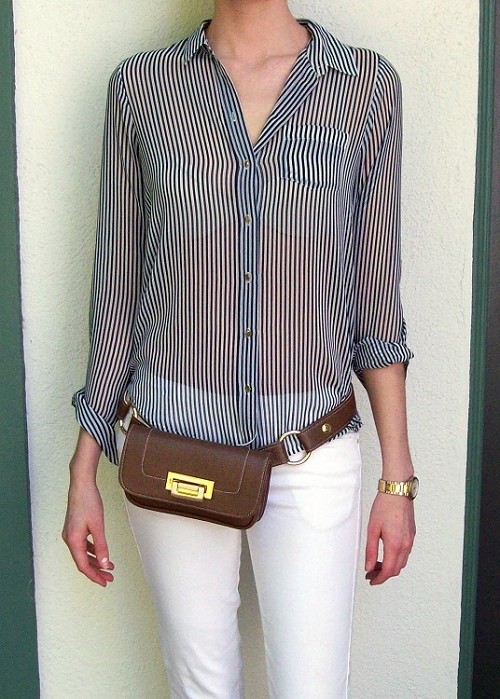 Rawhide Brown Belt Bag  Classic Collection, $265 @hipstersforsisters.com