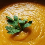 Kabocha and Butternut Squash and Roasted Carrot Soup 