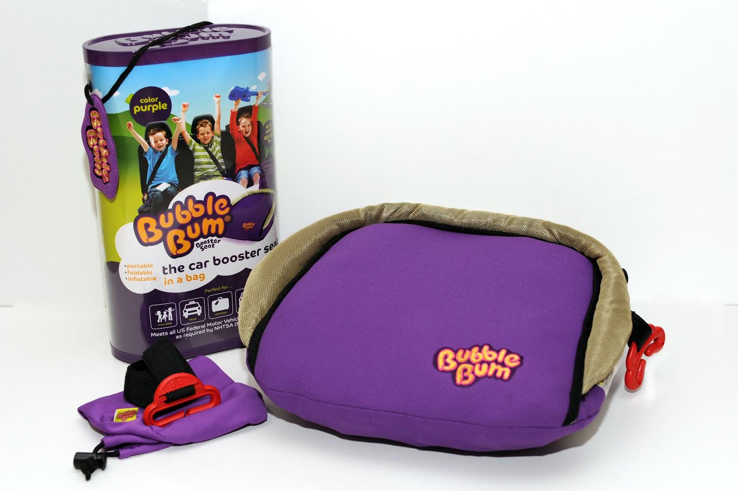 Bubblebum inflatable car booster seat, $29.99 @bubblebum.co