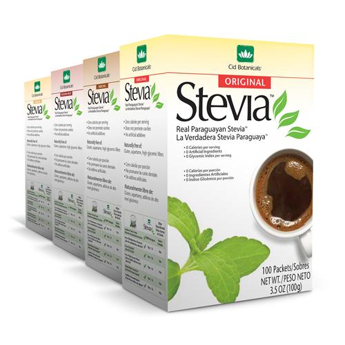 Stevia now in Mocha, Vanilla, PassionFruit, and Banana!