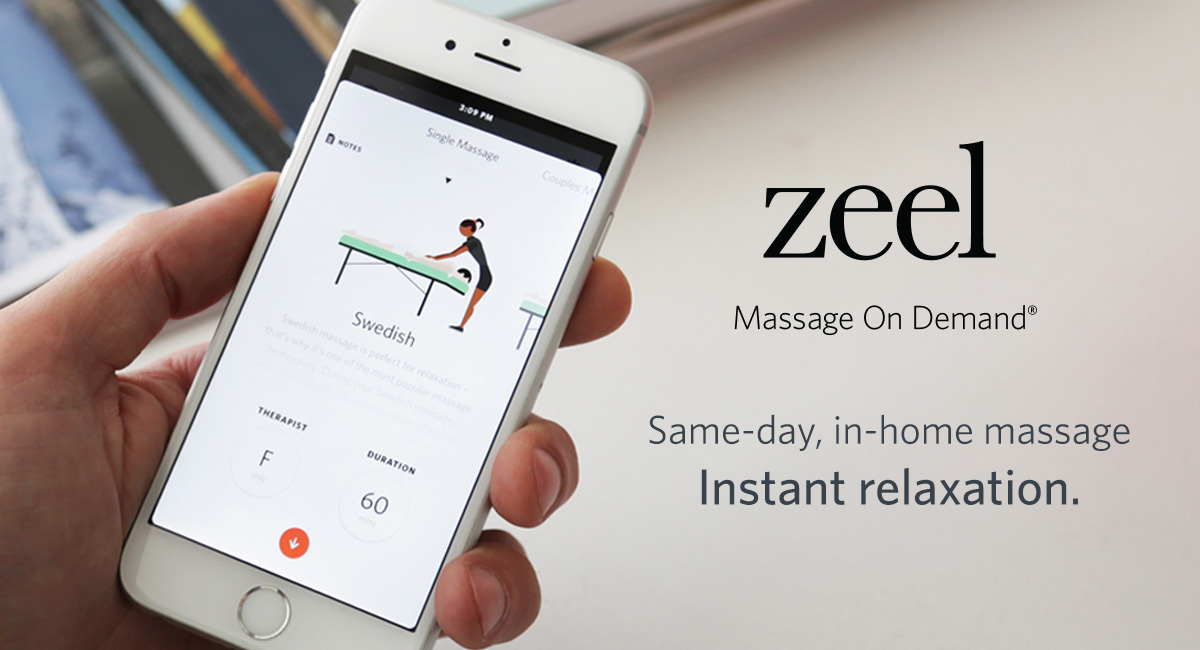 Zeel Massage On Demand, $110 and up (use code 5v0o for $25 off)