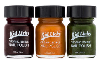 Kid Licks Kids Edible Nail Polish, $13.99 each @kidlicks.com