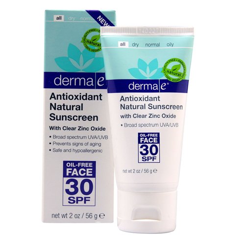 Derma-E Antioxidant Natural Oil-Free Facial Sunscreen, SPF 30