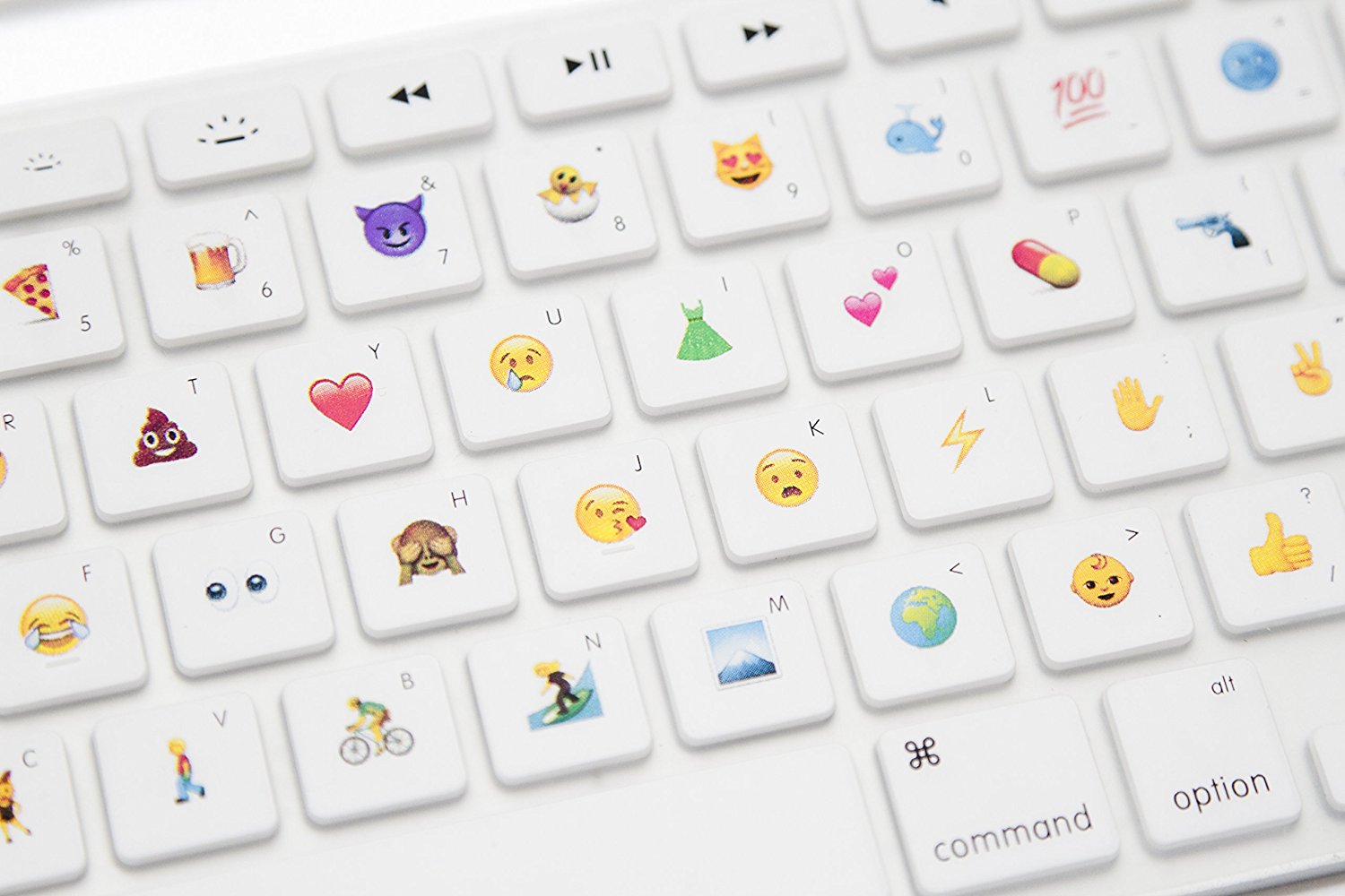The Emoji Keyboard + Software, $21 @amazon.com