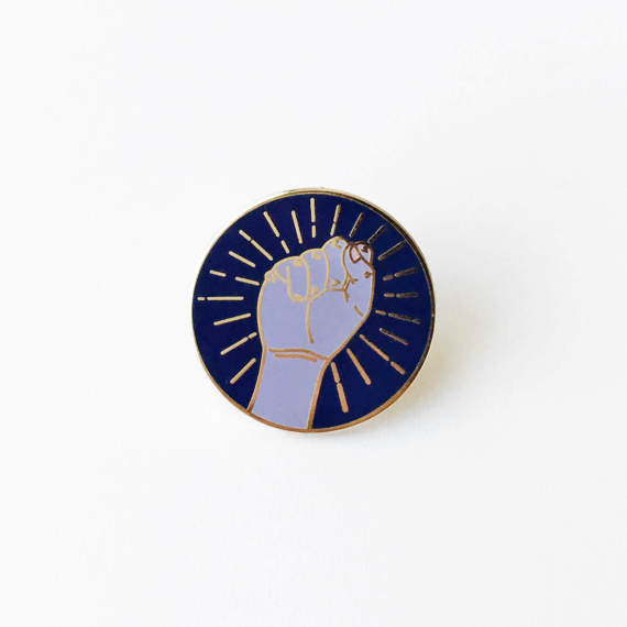 Resistance Pin, $12 @etsy.com