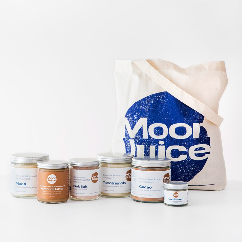 New Moon Pantry Starter Superfoods Kit , $115 @moonjuice.com