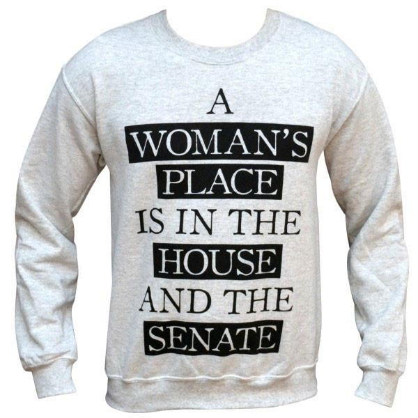 'A Woman's Place' Sweater, $38 @wickedclothes.com