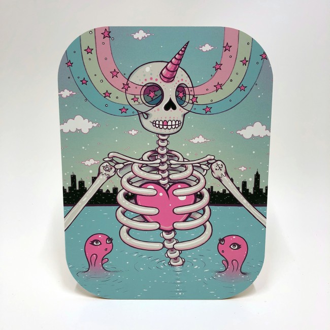 Skelton Heart by Tara Mcpherson, $90 @printsonwood.com