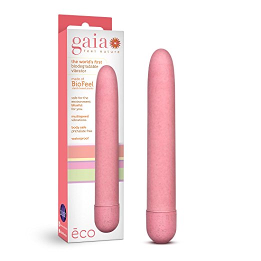Gaia - Eco - 7 inch Biodegradable Earth Friendly Vibrator, $14