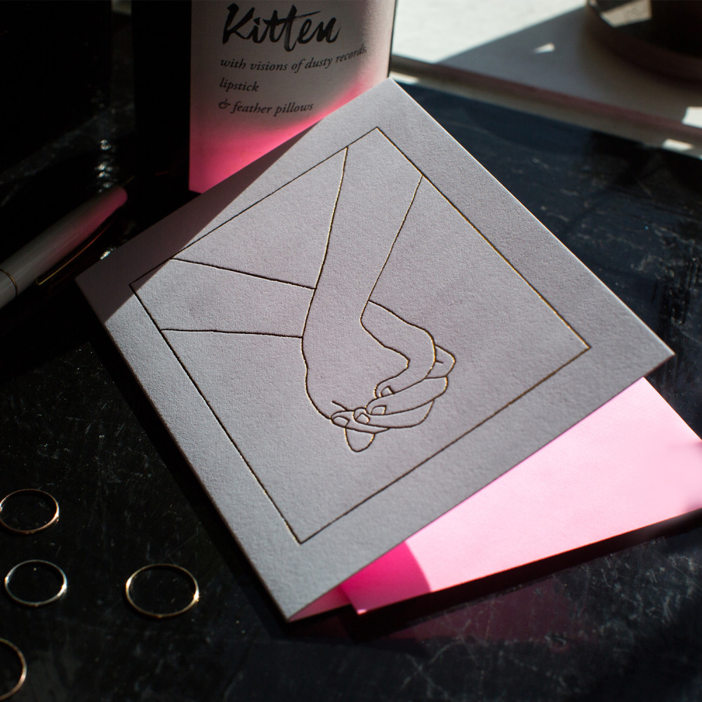 Let's do this for forever. Holding Hands Card by Ashkahn. $6 @catbirdnyc.com