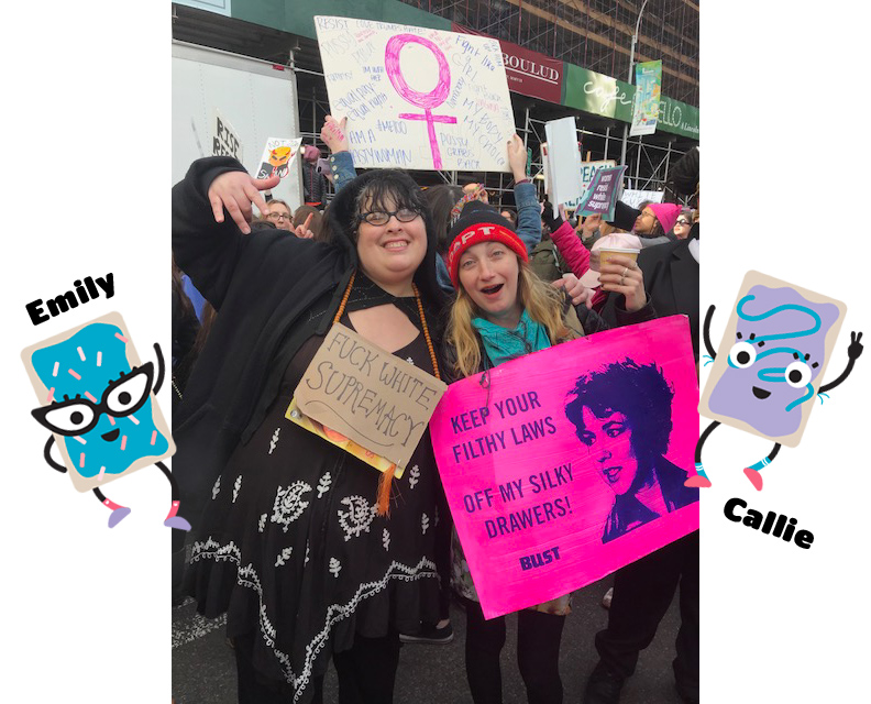 Feminist Icons Emily & Callie from Bust Magazine