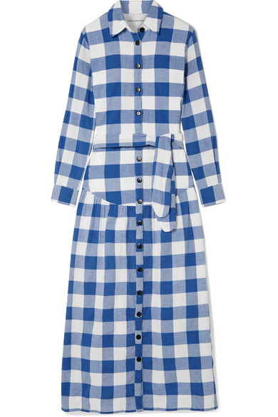 MARA HOFFMAN Joni gingham organic cotton maxi dress, $495 @netaporter