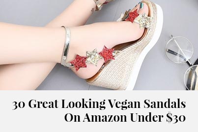 30 Great Looking Vegan Sandals On Amazon Under $30