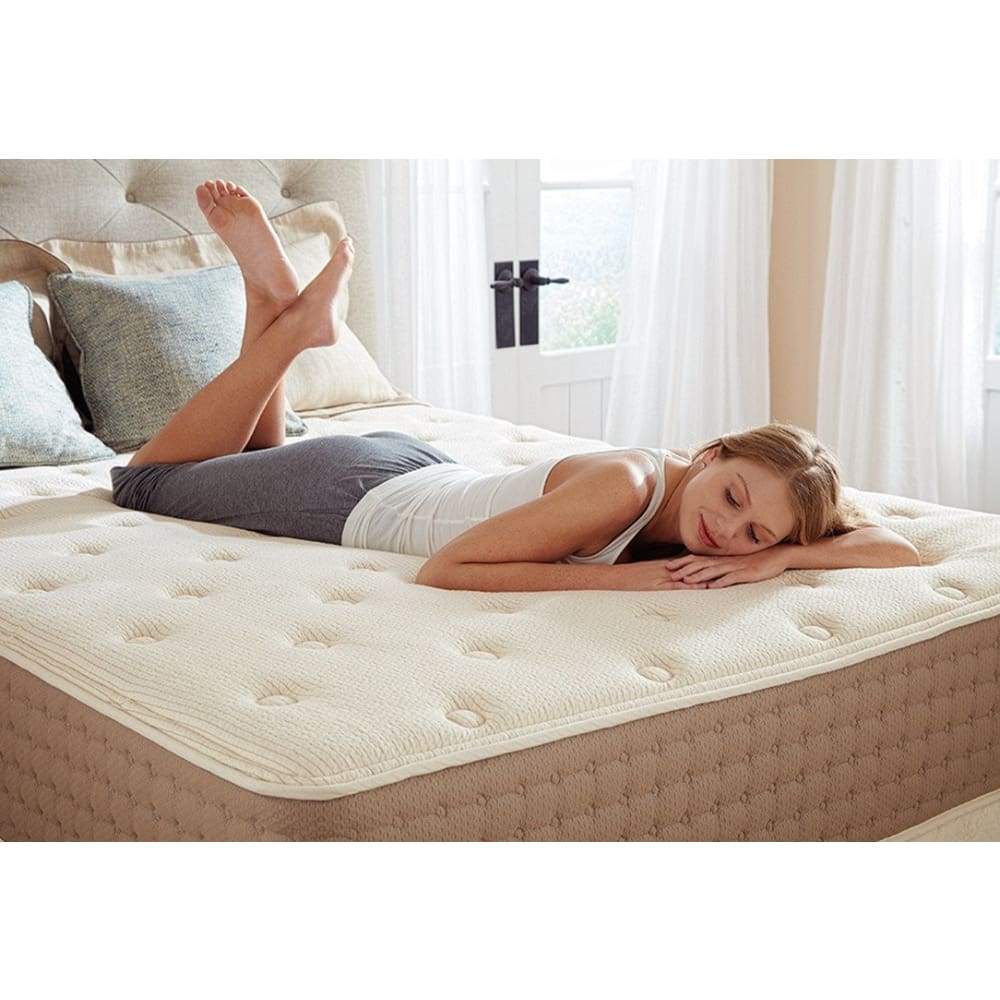 The Eco TerraLatex Mattress A surprisingly affordable luxurious all-natural latex mattress, comprised of 100% natural talalay latex and fabric-encased coils. Best value hybrid latex mattress.