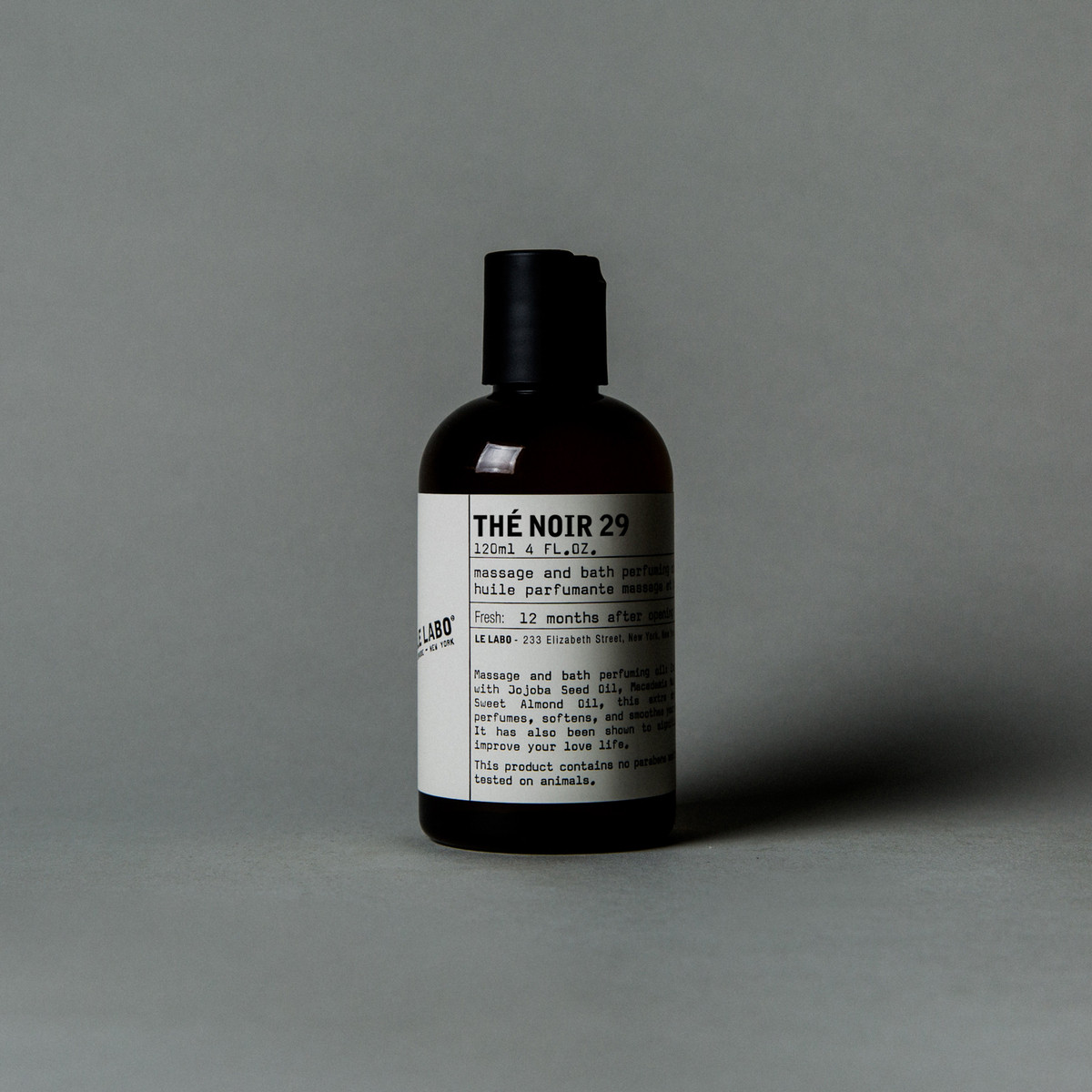 'Thé Noir 29' Body Oil, $69 @lelabofragrances.com