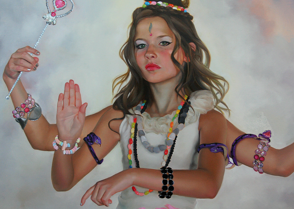 Sweetness Ever Ending, Custom Painting By Gretchen Ryan - click image to inquire for rates
