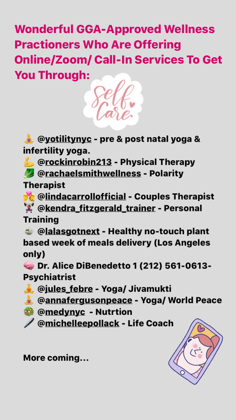 Gift them a session with one of these pre-approved GirlieGirlArmy.com wellness practitioners - all offering sessions on ZOOM! 