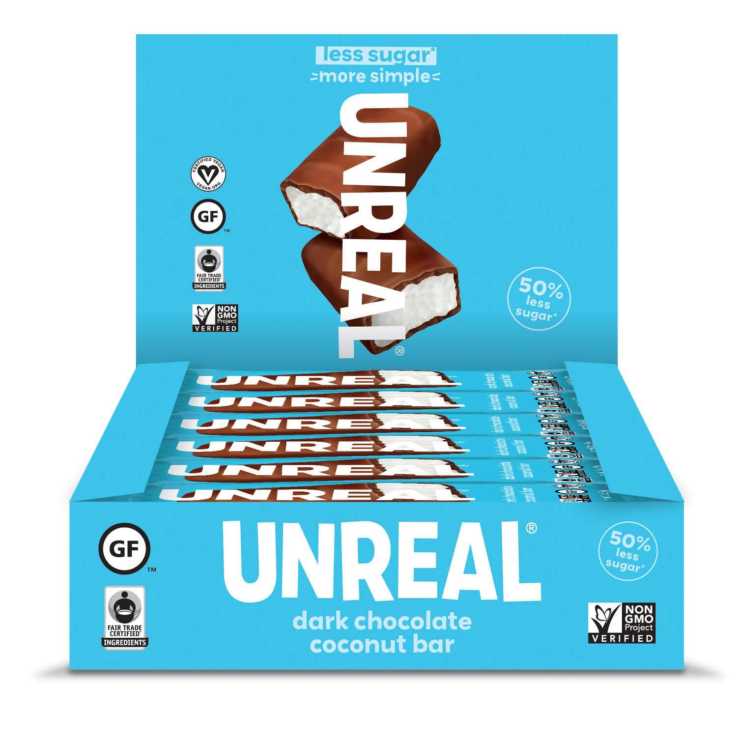 UNREAL Dark Chocolate Coconut Bars , $24 for a pack of 12 on amazon.com