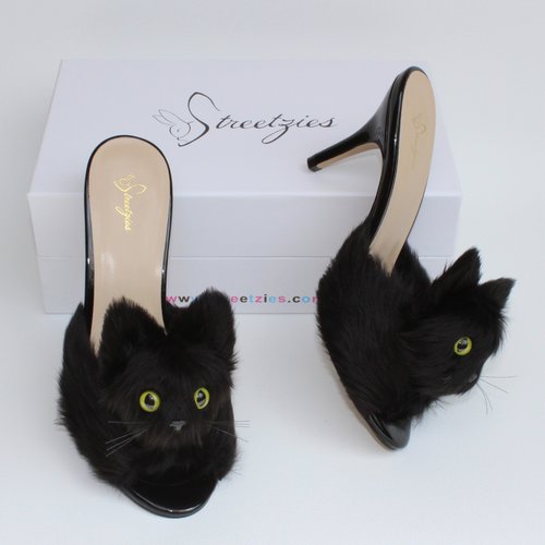 High Heel Kitty Slippers, $227 @streetzies.com