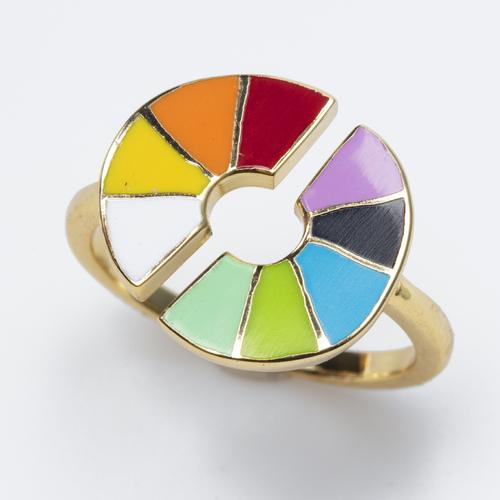 Color Wheel Ring, $26 @yellowowlworkshop.com